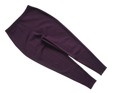 Spodnie fioletowe wysoki stan wełniane 45% wełna M&S 40/L wełniane