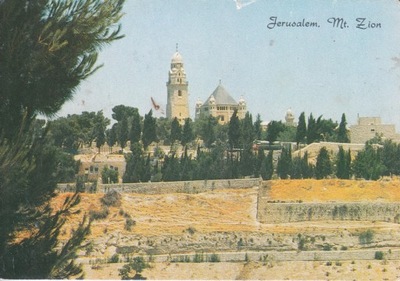 IZRAEL - JEROZOLIMA - SYJON - PANORAMA
