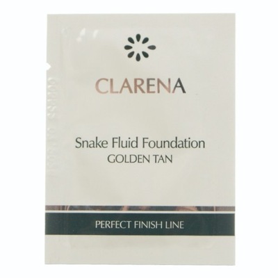 Clarena Snake Fluid podkład do twarzy GOLDEN TAN 3 ml