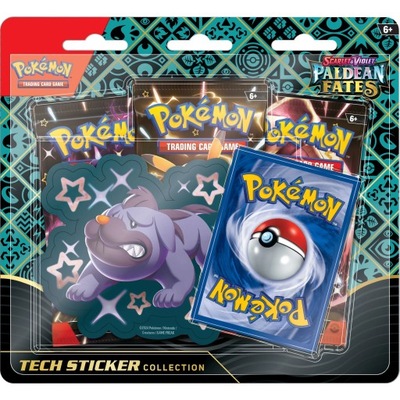 Zestaw Pokémon TCG: Paldean Fates Tech Sticker Maschiff naklejka