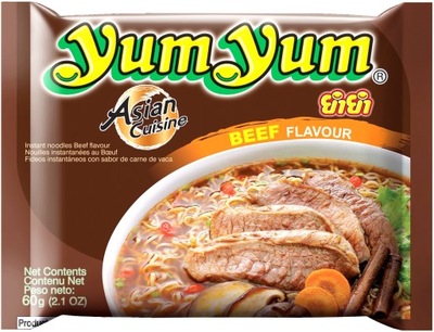 Tajska Zupka o Smaku Wołowiny Yum Yum 60g Smaczna