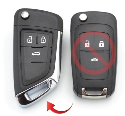 Opel cascada corsa e meriva ключ pilot корпус фото №1