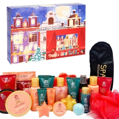 KALENDARZ ADWENTOWY SPA EXCLUSIVE KOSMETKI 24 DNI