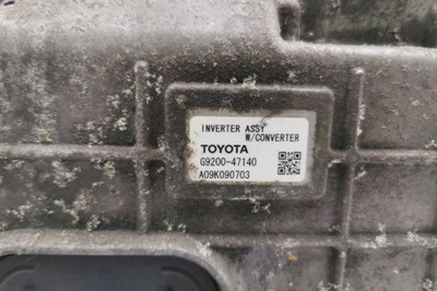 Інвертор toyota prius _w3_ g920047140 1.8l 2010 фото №1
