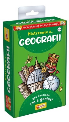 MISTRZOWIE Z GEOGRAFII I'M GENIUS GRA KARCIANA