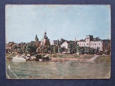 WŁOCŁAWEK widok od strony Wisły 1965 r.