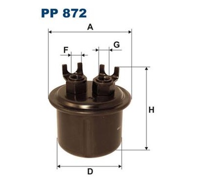 FILTRAS DEGALŲ HONDA PP872 