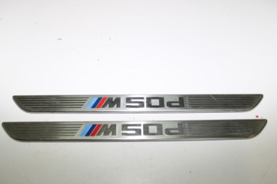 Bmw x5 e70 m50d накладки порогові молдинг поріг ліва права перед оригінал фото №1