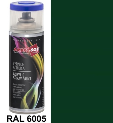 AMBROSOL 6005 RAL COLOR AKRYLOWY FARBA SPRAY 400 ML  