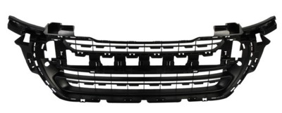 Решётка радиатора бампера peugeot 308 11-13 открытая середина фото №1