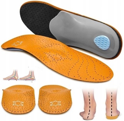 WKŁADKI BUTÓW NA PŁASKOSTOPIE KOŚLAWOŚĆ SUPINUJĄCE ortopedyczne