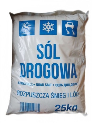Sól drogowa 25kg worek chlorek sodu