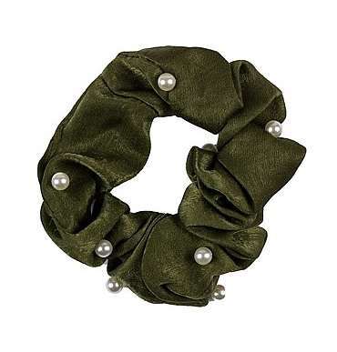 GUMKA DO WŁOSÓW SCRUNCHIE FROTKA Z KORALIKAMI