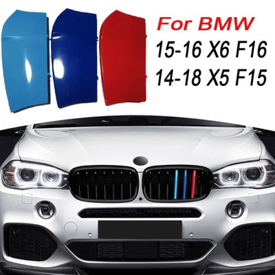 FRONT GRILLE TRIM STRIPS FOR BMW E46 E90 E60 E39 E36 F30 F10 F20 X5 ~56517  