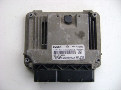 Бортовий комп'ютер 0281011514 55191928 fiat lancia 1.9 фото №1