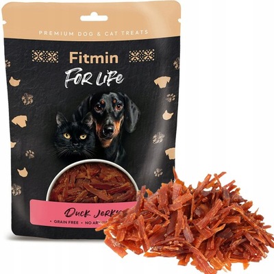 Fitmin FFL dog & cat treat duck jerky 70 g