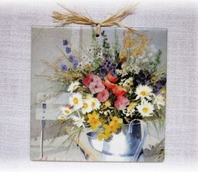 Robótkownia Kafelek obrazek 15x15 Kwiat Polne kwiaty