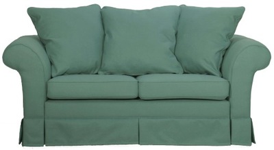 ESTELLA 140 - zielona sofa dwuosobowa z funkcją spania