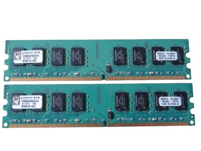 Pamięć DDR2 PC2 4GB 800MHz PC6400 2x 2GB Dual Kingston Gwarancja