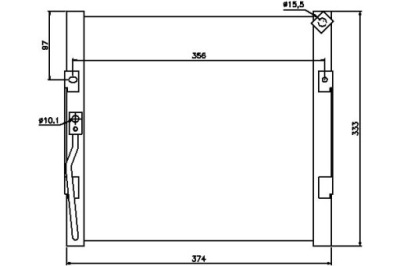 Nissens 94289 конденсатор, кондиціонер фото №1
