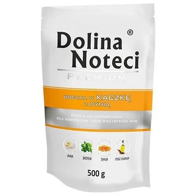 Dolina Noteci Premium Pies Kaczka z dynią 500g