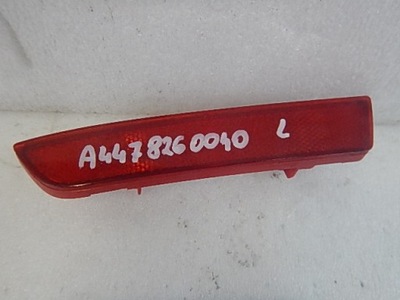 Mercedes viano отражатель бампера левый задняя фото №1