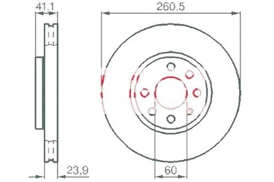 Kamoka гальмівні диски гальмівні 2szt opel combo tour 1.6 фото №1