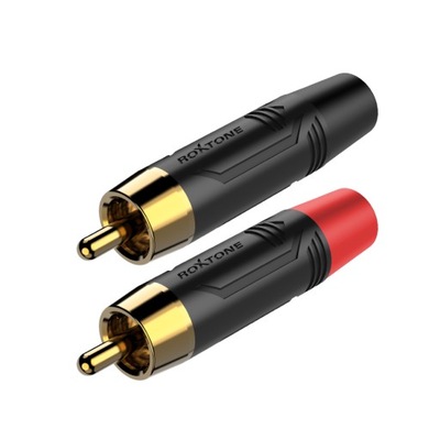 Wtyk typu RCA Roxtone RF2CS-BG (2 sztuki)