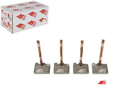 Щетка угольная, стартер as-pl sb0009s фото №1