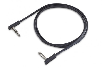RockBoard Flat TRS Cable 120 cm, Black