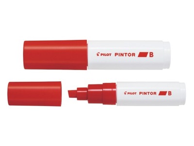 Marker dekoracyjny PILOT Pintor B z farbą czerwony