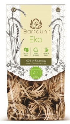 MAKARON (ORKISZOWY) GNIAZDA BIO 250 g - BARTOLINI