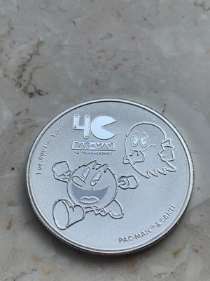 Moneta srebrna PAC-MAN 2020