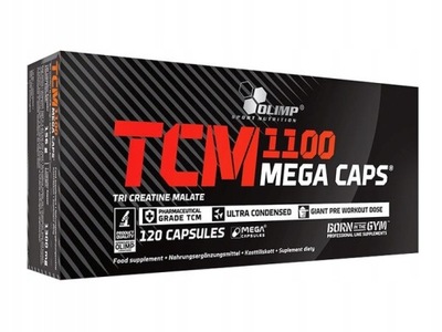 OLIMP TCM MC 1100MG 30 KAPS JABŁCZAN KREATYNA - Suplement poprawiający siłę