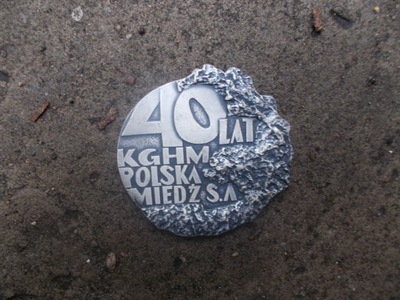 MEDAL KGHM POLSKA MIEDŹ WYSTAWA FILATELISTYCZNA