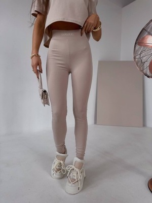 LEGGINSY ADORE LA MANUEL BEŻ M 38