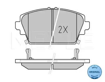 КОЛОДКИ ТОРМОЗНЫЕ NISSAN HONDA MEYLE