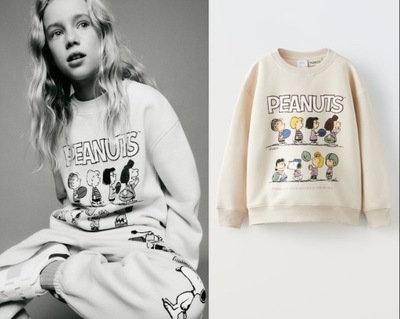 ZARA bluza z pieskiem Snoopy Fistaszki