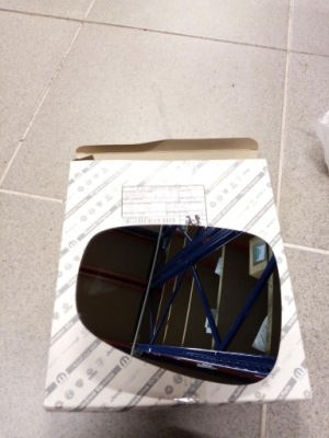 Вкладиш дзеркало з пластиком монтажний alfa romeo 159, 05 - 12 71740965 фото №1