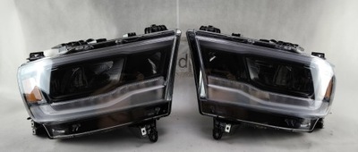Dodge ram v 5 1500 19-23 full led левый правый фара лампа фото №1