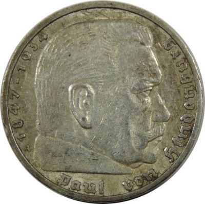 5 MAREK 1935 A - HINDENBURG - STAN (2-) -NIEMCY112