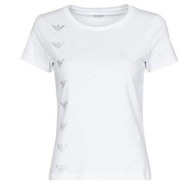 EMPORIO ARMANI damski t-shirt koszulka zdobiona L