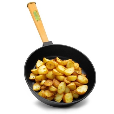 Patelnia żeliwna ze zdejmowanym uchwytem