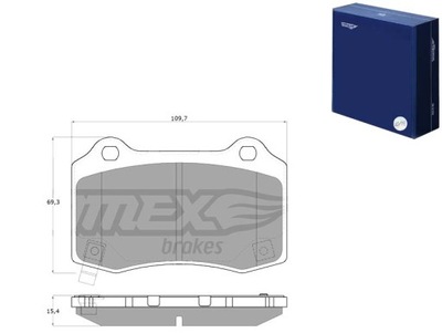 ZAPATAS DE FRENADO JEEP GRAND CHEROKEE 05- PARTE TRASERA TOMEX BRAKES  