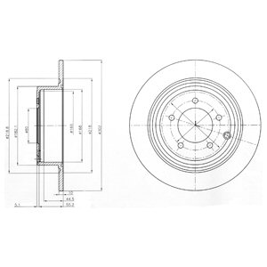 DISC BRAKE DELPHI BG4169 + GIFT  