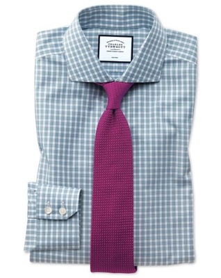 Koszula w kratę Charles Tyrwhitt Slim Fit r 38/86