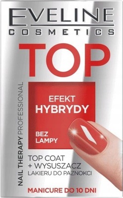 Eveline Nail Therapy Top coat i wysuszacz lakieru