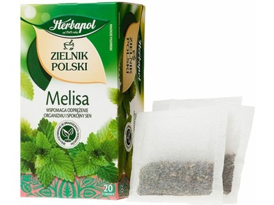 Herbata HERBAPOL Zielnik Polski Melisa (20 sztuk)