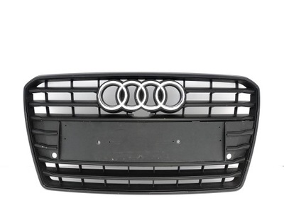 AUDI A7 4G8 10-14 S-LINE REJILLA DE RADIADOR REJILLA TAPAOBJETIVO PARTE DELANTERA BLACK  