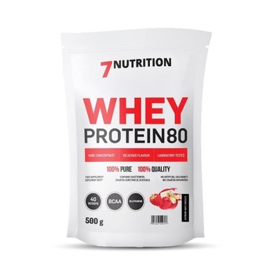 7Nutrition Whey Protein 80 500g malina